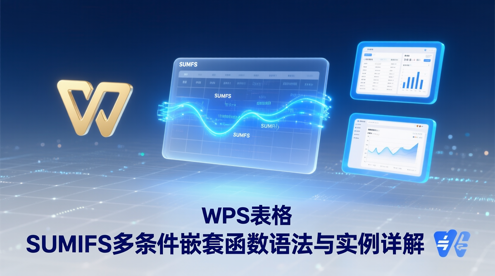 WPS表格SUMIFS多条件嵌套函数语法与实例详解