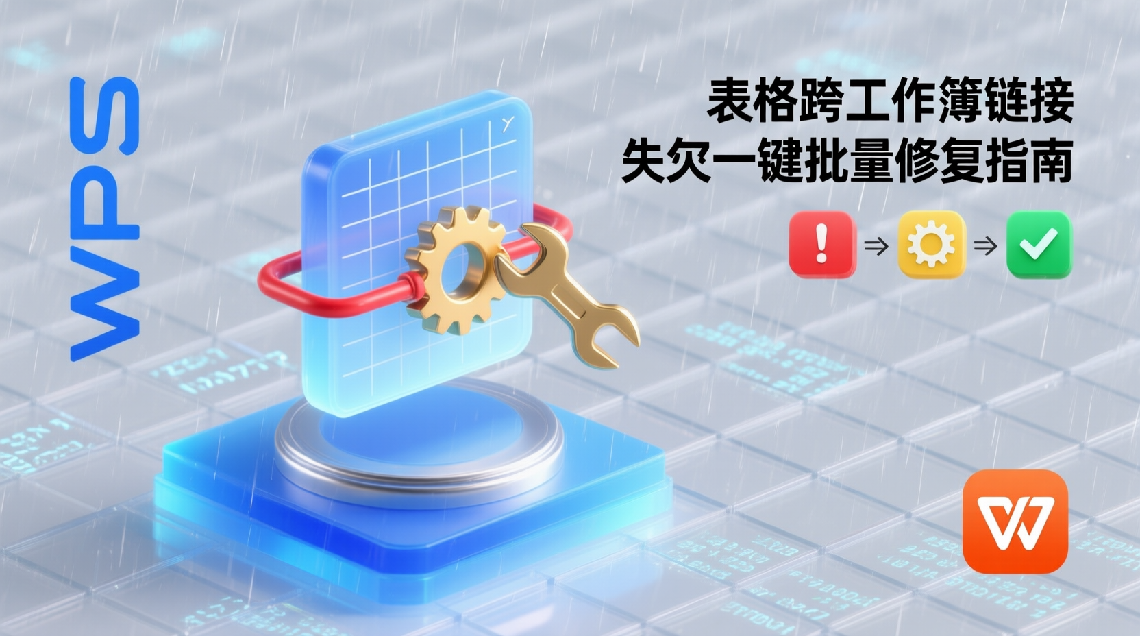 WPS表格跨工作簿链接失效一键批量修复指南