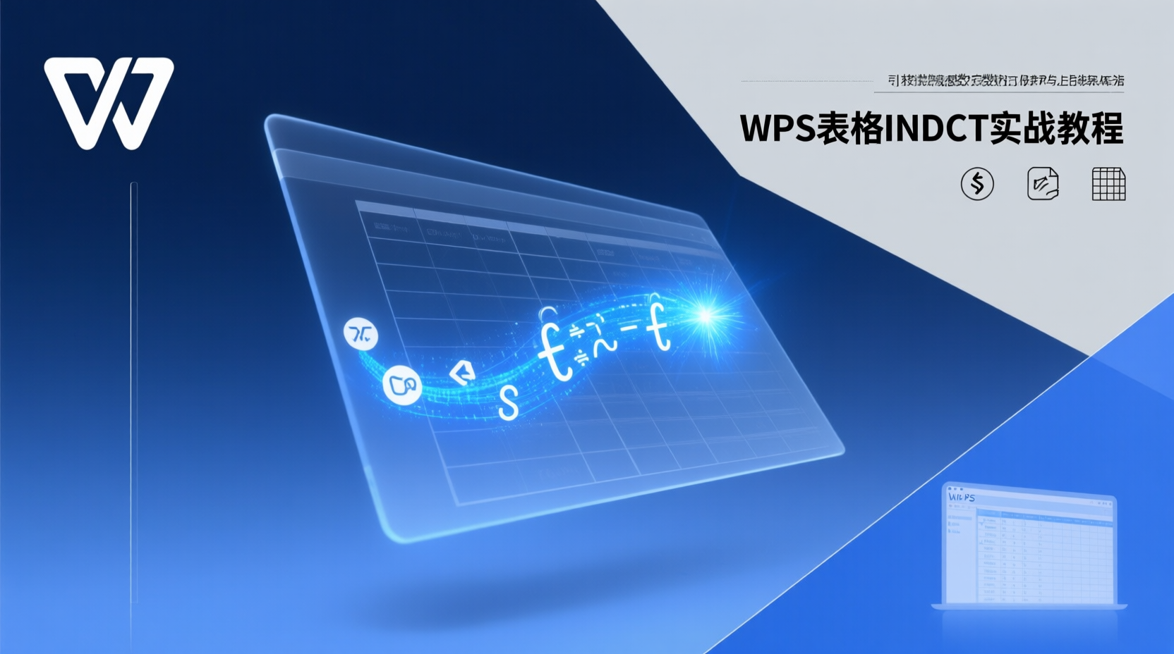 WPS表格INDIRECT实战教程